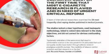 Methodological flaws and unreliable data: CoEHAR analyzed 24 of the most popular vaping studies